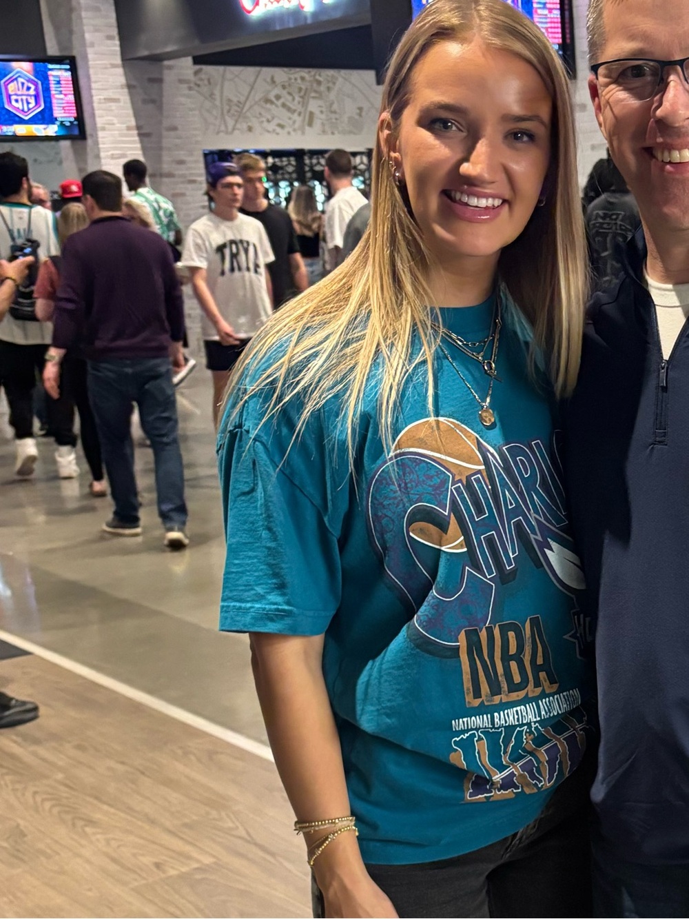Abercrombie & Fitch Teal NBA Logo Tee